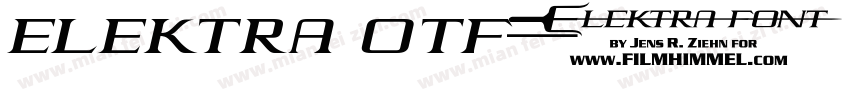 elektra otf字体转换